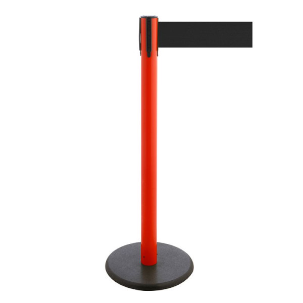 Stein HGS Personenleitsystem -P-Line Premium-, rot, schwarz, mit magnetischem Gurtendstück, Gurtlänge: 2,3 m, 34244d-0304