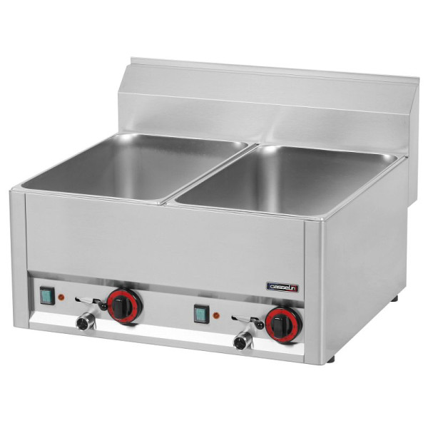 Casselin Doppelte Bain-Marie GN 1/1 mit Ablassventil 66 - Linie 600, C6DBMV66