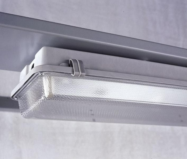 KLW Lampe 1500 mm lang mit Abdeckung inkl. LED-Leuchtmittel, AB-La.1500A-2x58-LED