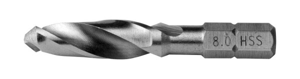 SW-Stahl Spiralbohrerbit, HSS-G, 8,0 mm, 82200-8,00, 4033592019071