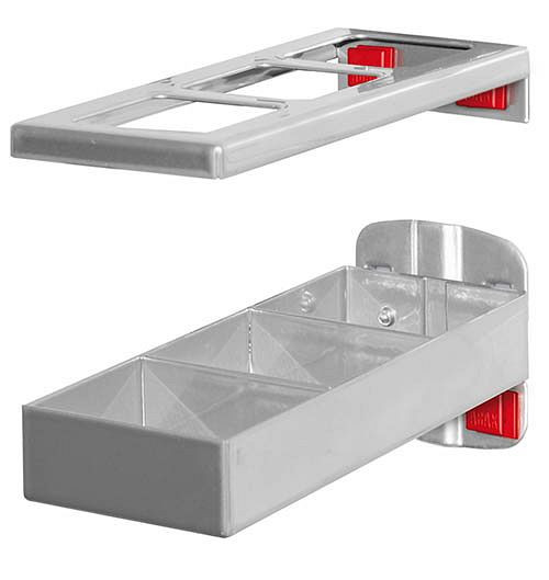 Bedrunka+Hirth Kombinationshalter, 2-teilig, Maße in mm (BxT): 55 x 150, 03.87.368