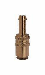 Riegler Temperierkupplung DN 6 mit 9 mm Zapfen, mit Absperrventil, 107911