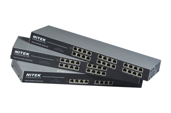 Nitek 16-Kanal Etherstretch Lyte, Empfänger, Rackmount, ER16200C
