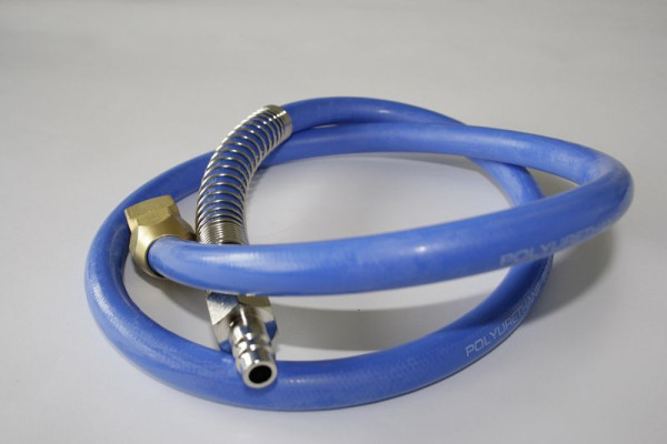 ELMAG PU-Schlauch-Zuleitung 1,1 m komplett für EURODRUM AIR 20 (Teile Nr.: 14, 19, 21, 22), 9402210