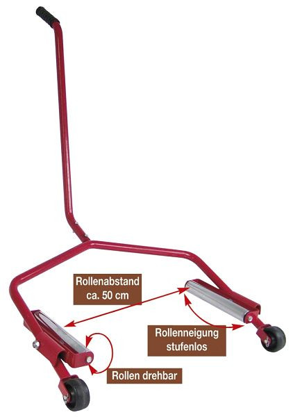 Berger & Schröter Radmontagehilfe wheel dolly, 50202, 4042504502020