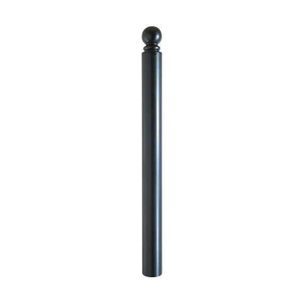 Schake Absperr-Stilpfosten Serie 485B Ø 82 mm, umlegbar, selbsteinrastende Verriegelung für Dübel Befestigung, Profilzylinderschloss, 485UZB