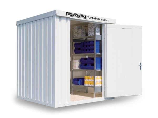 FLADAFI Materialcontainer IC 1200, isoliert, mit Holzfußboden, 2.100 x 2.170 x 2.470 mm, F2221200101