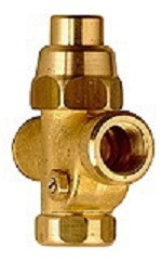 Benkiser Selbstschlußventil 3/8 x 3/8" Innengewinde, MS roh, mit Laufzeitregulierung, 0610730