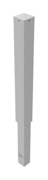 Schake Absperrpfosten Stahlrohr 100 x 100 x 3 mm herausnehmbar, mit Dreikantverschluss, feuerverzinkt, ohne Öse, 40100F