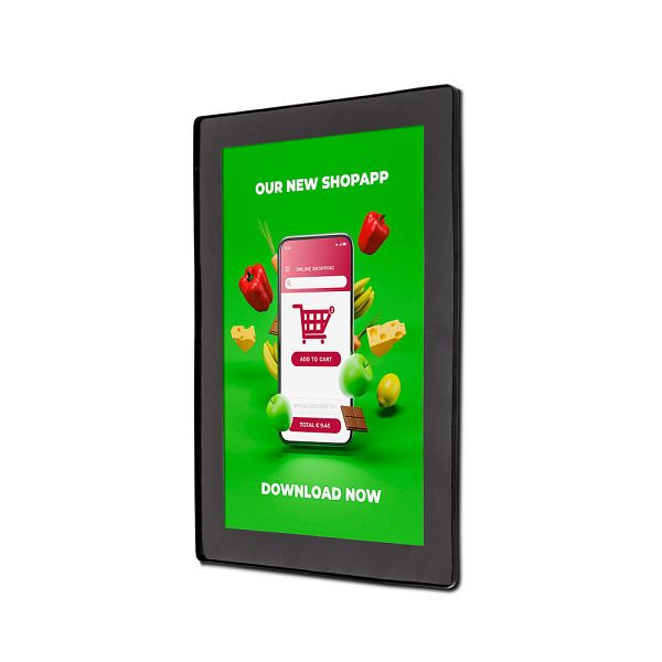 Showdown Displays Magnetischer Leuchtrahmen Slim A4 Schwarz, PEFA4C9005