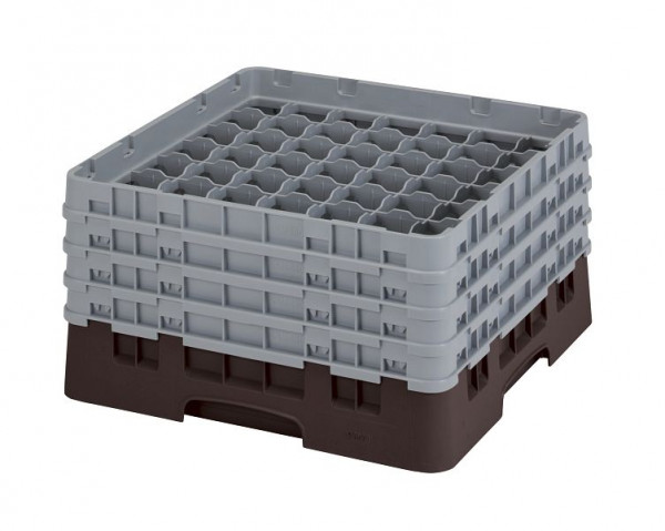 Cambro Spülkorb mit 49 Fächer Camrack® 21,5 cm Braun, 49S800167