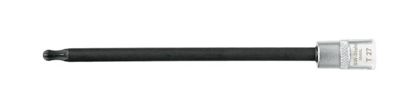 SW-Stahl Schraubendreheinsatz, 1/4", T-Profil, T27, mit Kugelkopf, 05455L