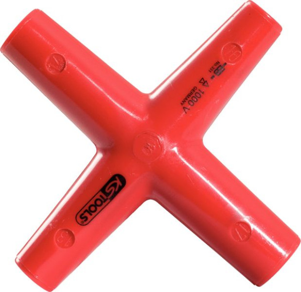 KS Tools Kreuzschlüssel mit Schutzisolierung, 10x11x13x17mm, 117.1702