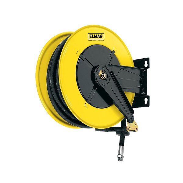 ELMAG Industrie Schlauchaufroller '540/16' für Druckluft und Wasser 70°C, 30 m, 1/2', 20 bar, 43004