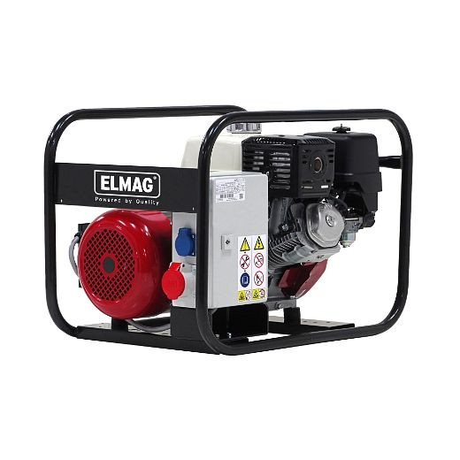 ELMAG Stromerzeuger SEB 8054WDE-AVR-IP54-DGUV-B, mit HONDA-Motor GX390, 53172