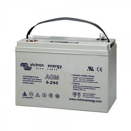 Victron Energy Batterie AGM Deep Cycle 6V/240Ah, 2-67-012175, BAT406225084