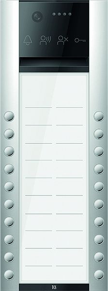 TCS Türkontrollsystem PES PRO Video Außenstation 20T 2 Spalten AP RAL9010 reinweiß, AVA630220-0019