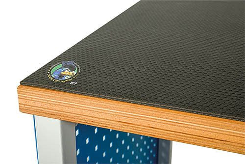 Bedrunka+Hirth Sicherheits-Anti-Rutschmatte als Werkbankabdeckung, komplette Rolle, Maße in mm (BxTxH): 2000 x 750 x 4, 0320754ANT