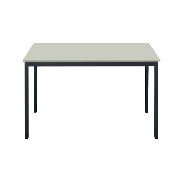 Bisley Mehrzwecktisch, Breite 1200 mm, Tiefe 800 mm, 19mm Tischstärke, 333 schwarz x G grau, MT1208G333