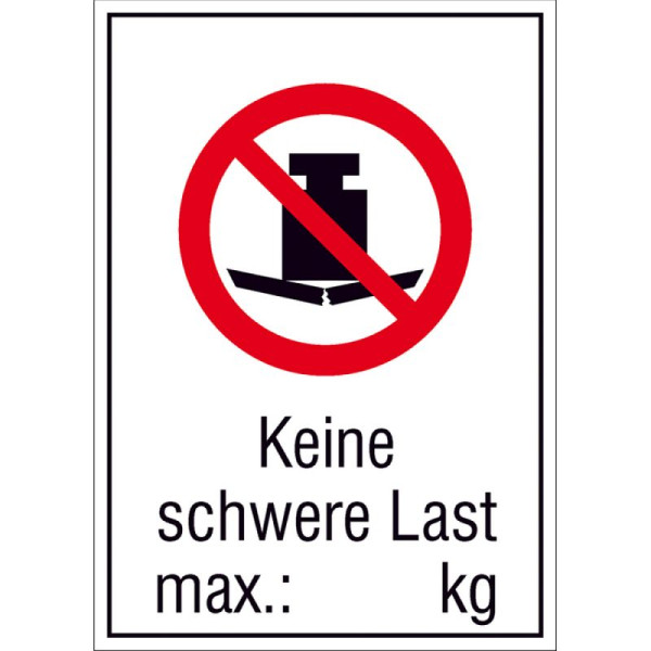 Stein HGS Kombischild, Keine schwere Last maximal kg, 210 x 297mm / Kunststoff, witterungsbeständig, 43.a6132