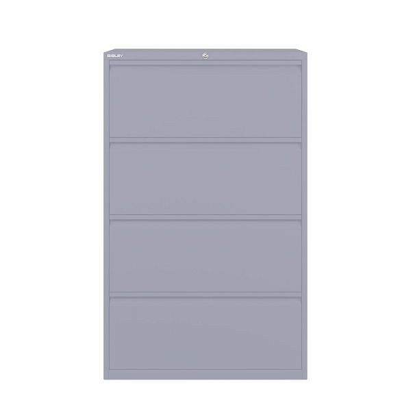Bisley Essentials Schubladenschrank, Höhe 1300-1324 mm, 656 lilac, YESF0813656