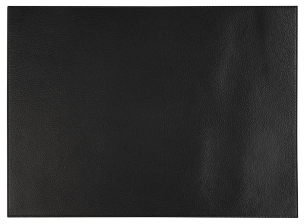 APS Tischset -KUNSTLEDER-, 45 x 32,5 cm, Kunstleder, Farbe: schwarz, VE: 6 Stück, 60046