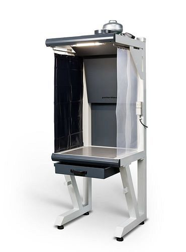 DENIOS Absaugtisch für Schweiß- und Lötarbeiten, Arbeitsfläche 640 x 600 mm, 248400