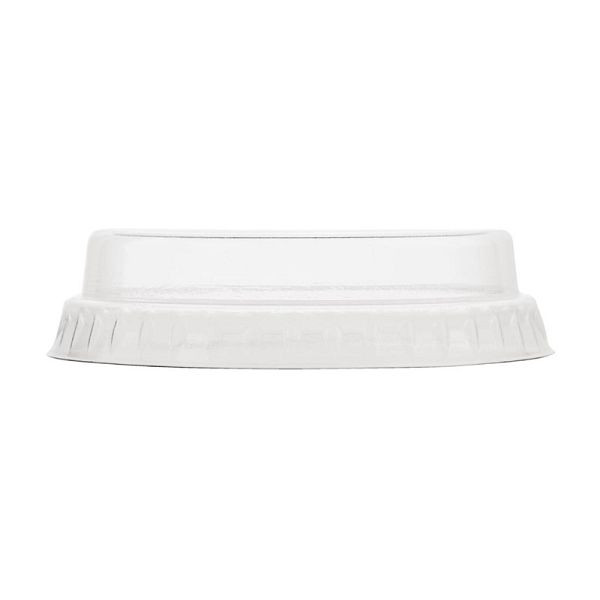 Vegware Flache kompostierbare Deckel ohne Loch 200ml, VE: 1000 Stück, CL701
