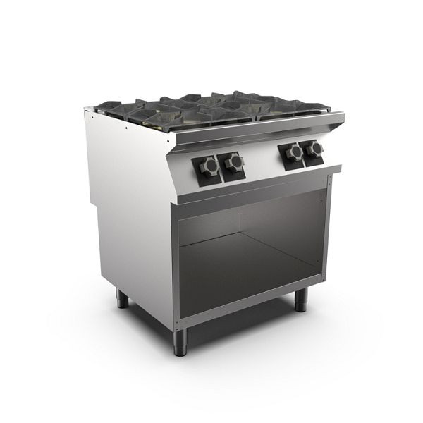 Mareno M1-700 Gaskocher 4 Brenner, 80cm, 800(B)x750(T)x900(H)mm, PC78GG, 171.104