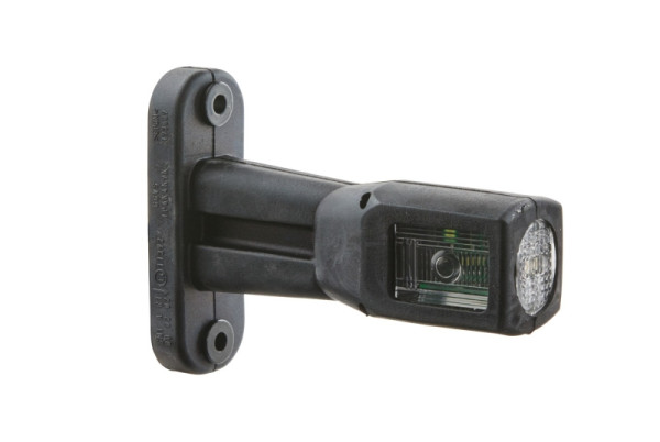HELLA Umrissleuchte - LED - 12/24V - Kabel: 3000mm - Stecker: Flachstecker - rechts/seitlicher Anbau, 2XS 011 768-061