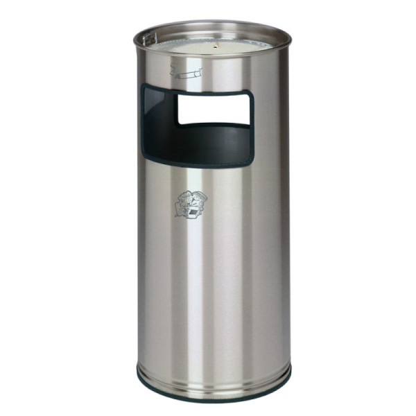 Stein HGS Kombiascher -Cubo Osana-, 2 Einwurföffnungen/, Einsatz aus Stahl /, 37,4 Liter/320x700mm, 16735