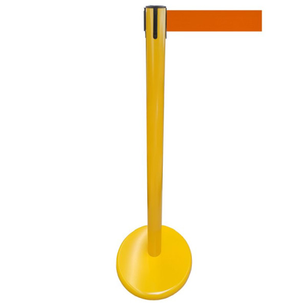 Stein HGS Personenleitsystem -P-LINE Future-, Metall/ gelb, orange, mit Gurtendstück (Standard), 12795-2202