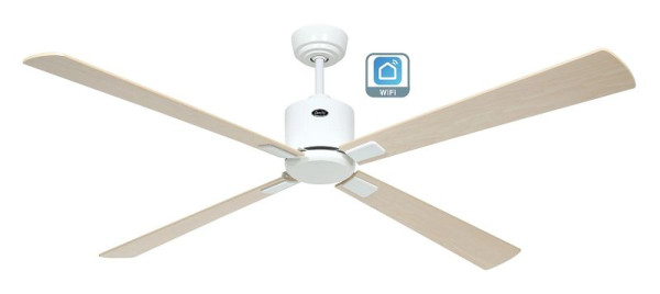 CasaFan Deckenventilator Eco Neo III 152 Lack weiß-Ahorn/Buche WiFi, 943323W