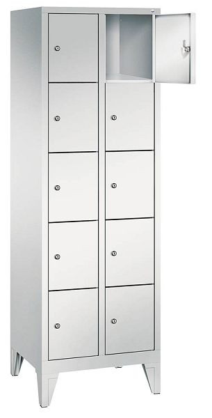 Bedrunka+Hirth Fächerschrank mit 150 mm hohen Füßen, Abteilbreite in mm: 400, Abteile: 3 x 5, Maße in mm (BxTxH): 1200 x 500 x 1850, 06.05.5340