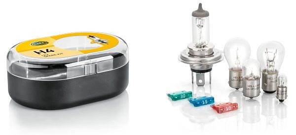 HELLA H4-Glühlampensortiment, 12V, Box, 8 Lampen, 8GJ 002 525-913