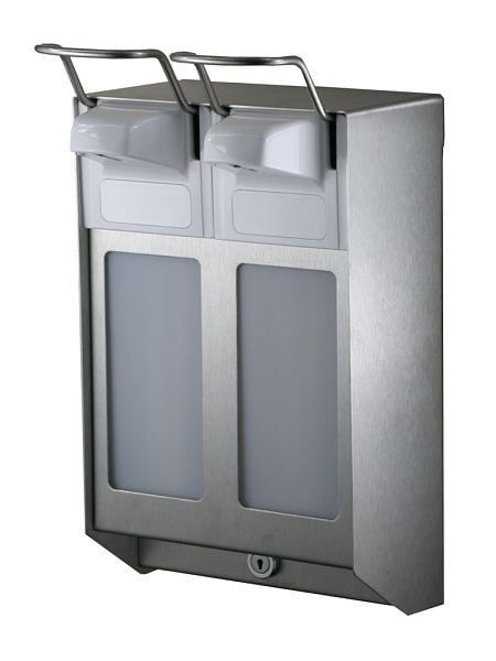All Care MediQo-line Desinfektion/Seifenspender DUO KH 500 ml Edelstahl, 8310