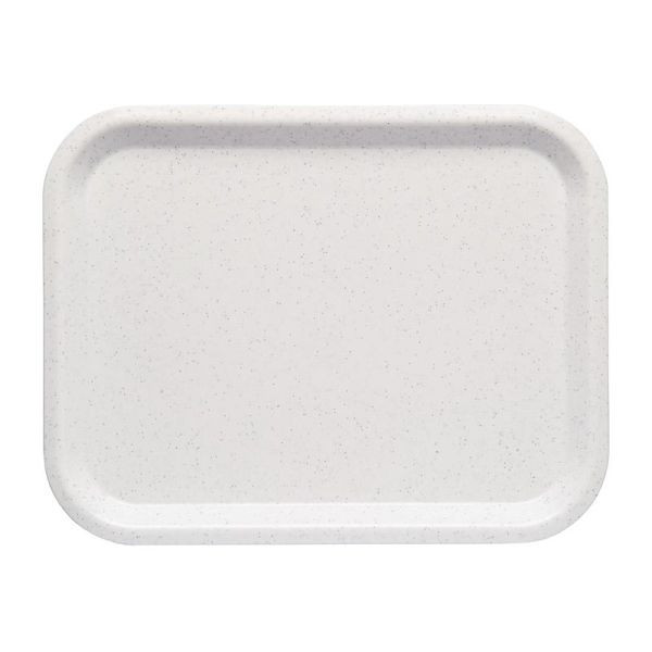 Roltex Nordic Serviertablett weiß gefleckt 36 x 28cm, DR874