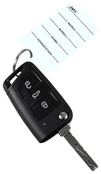 Eichner Schlüsselanhänger, Weiß, VE: 200 Stück, 9219-00215