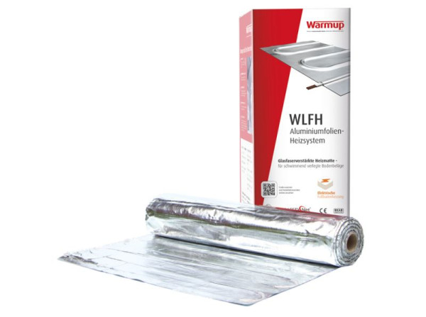 Warmup WLFH-80/160-2 Alu-Heizsystem 160 Watt Laminat 2,0 m², Aluklebeband, DEWLFH-80/160-2