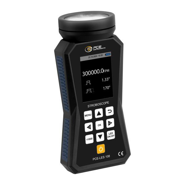 PCE Instruments Stroboskop mit 8 High Power LEDs, 9150 lux 30cm 1000Hz 1%, PCE-LES 108