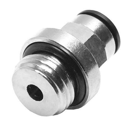 AEROTEC Gerader Anschluss mit Außengewinde 1/4 Zoll, Zylindrisch, mit O-Ring, 6 mm, 20.2001.08-PS