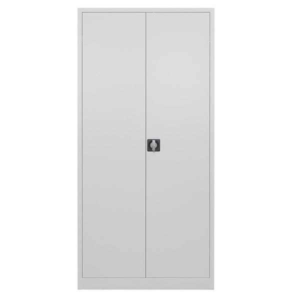 ADB Flügeltürenschrank H 1950 x B 920 x T 600 mm, RAL 7035, Lichtgrau, 40752