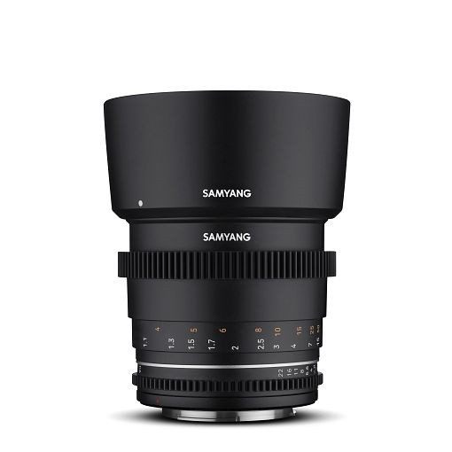 Samyang MF Videoobjektiv 85mm T1,5 VDSLR MK2 Canon EF, 1023019