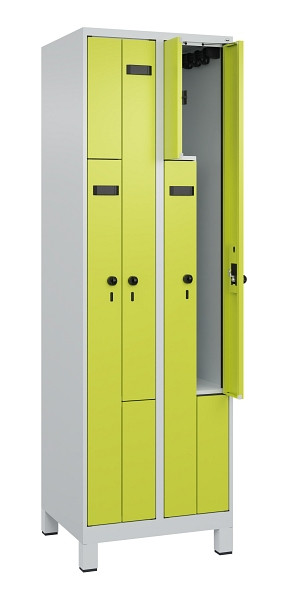 C+P Z-Spind Evolo PLUS, Füße, 4 Fächer, 1950x600x500mm, 7035/0024, 049013-204 S10017