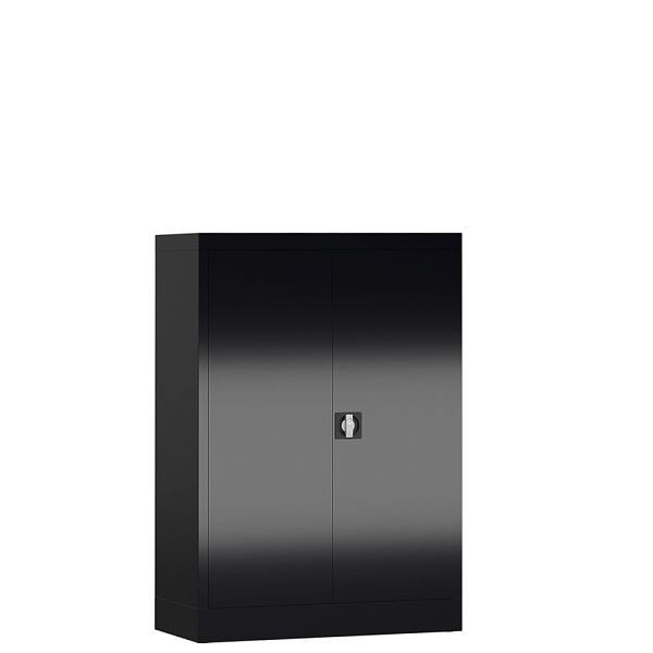 Lüllmann ClassiX Flügeltürenschrank, 1200 x 920 x 420 mm, tiefschwarz, X-530329