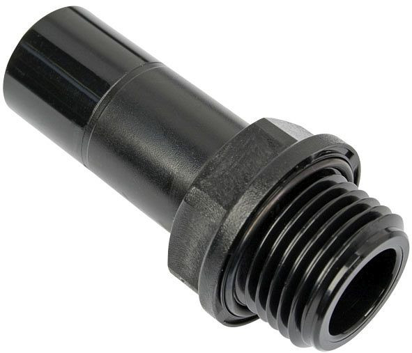 timmer BG-GES-22-3/4-KU, Gerader Einschraubstecker - zylindrisch, mit O-Ring-Abdichtung, Rohr-AußenØ: 22 mm, Gewinde: 1/2'', VE: 5 Stück, 03070214