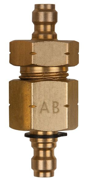 KS Tools Doppel-Adapterstück M16x1,5 Innen- und Außengewinde und 3/8" Schlauchanschluss, 150.2346