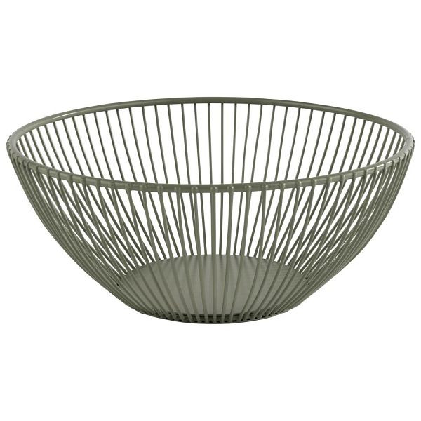 APS Korb -SVART- in smoke green Ø 20 cm, Höhe: 8 cm, 30471