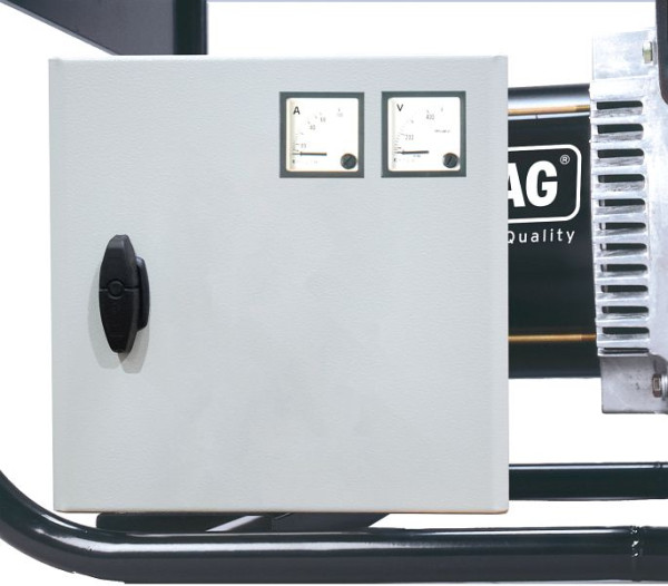 ELMAG Spannungs- und Stromstärkemessgerät 1x230V, Voltmeter und Amperemeter (V, A), 53333