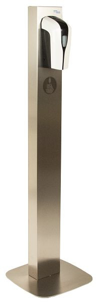 ultraMEDIC ultraTOWER II, Desinfektionsmittelspender mit VarioTouchless mit 1000 ml Nachfüllbehälter, freistehend, berührungslos, SAN-0050-2